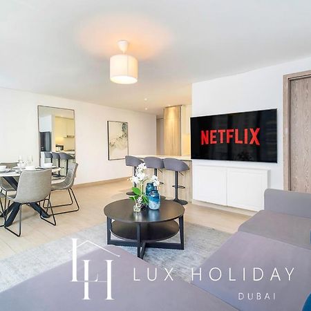 Lux Contemporary Suite With Full Marina View 6 Dubai Exteriör bild