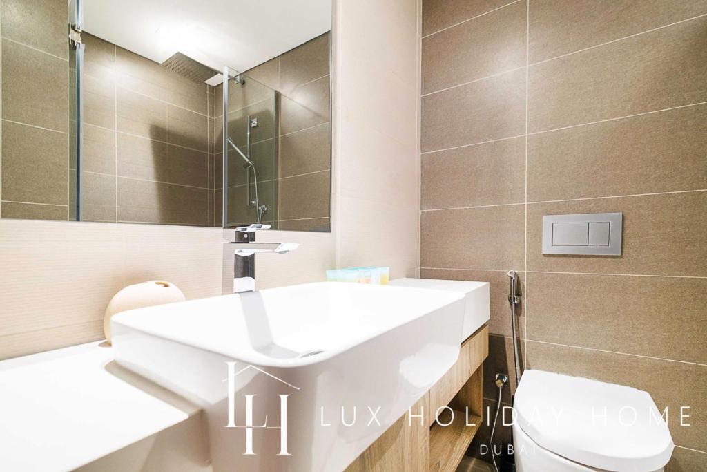 Lux Contemporary Suite With Full Marina View 6 Dubai Exteriör bild