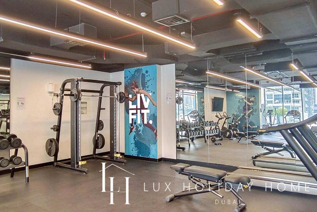 Lux Contemporary Suite With Full Marina View 6 Dubai Exteriör bild