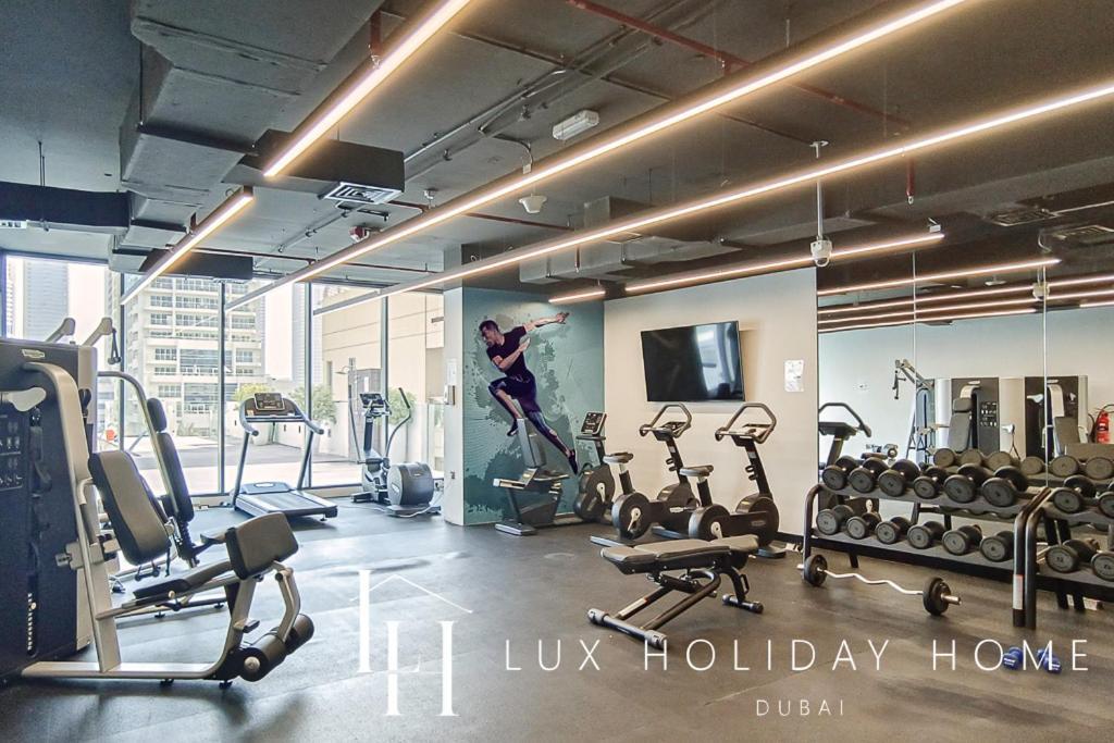 Lux Contemporary Suite With Full Marina View 6 Dubai Exteriör bild