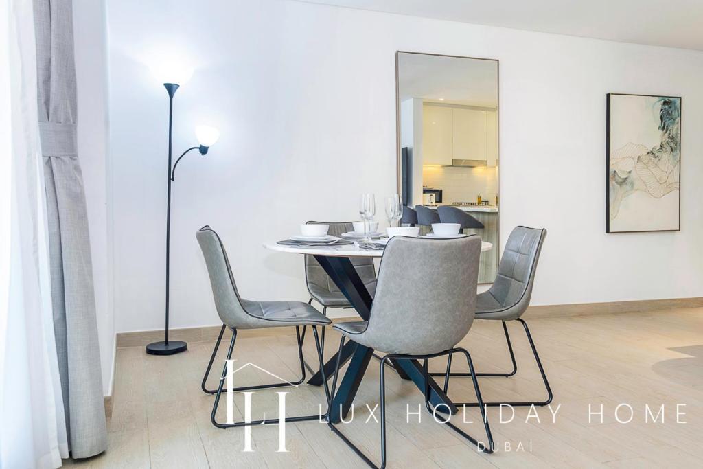 Lux Contemporary Suite With Full Marina View 6 Dubai Exteriör bild
